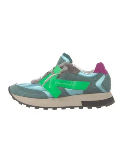 Pre-owned Off-white Running Sole Athletic Sneakers In Multi