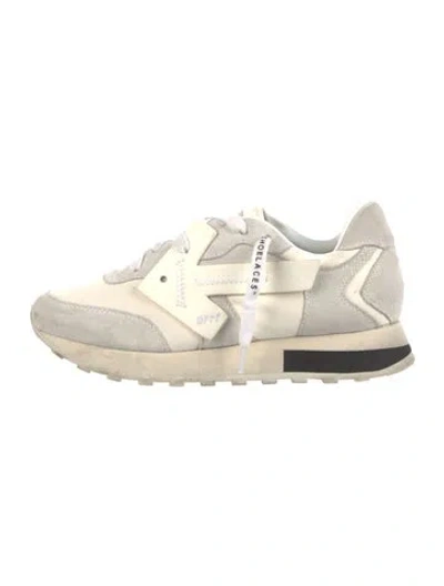 Pre-owned Off-white "running Sole" Sneakers In Grey
