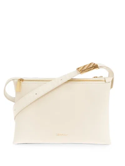 Off-white Sandbag 404 Leather Shoulder Bag In Pink