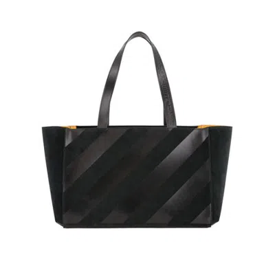 Off-white Sandbag Tote In Black