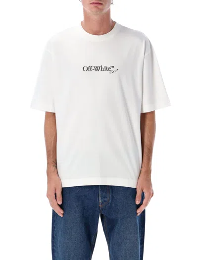 Off-white Scribble Arrangement Skate Short Sleeve Tee In White