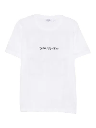 OFF-WHITE CAMISETA - BLANCO