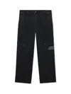 Off-white Script Gd Cot Cargo Pant In Black