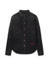 Off-white Script Samurai Shirt In Black