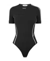 Off-white Seamless Bodysuit In Black