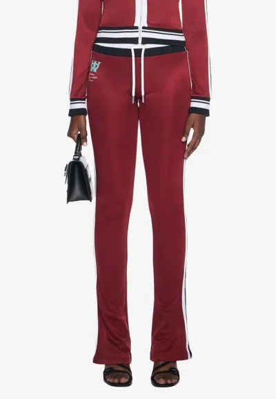 Off-white Serena Track Pants In Red