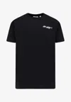 Off-white Off White Minimally Styled Short Sleeve T-shirt For Men In Black