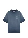 Off-white Shared Logo Skate T-shirt In Blue