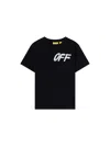Off-white Shared Logo Tee S/s In Black