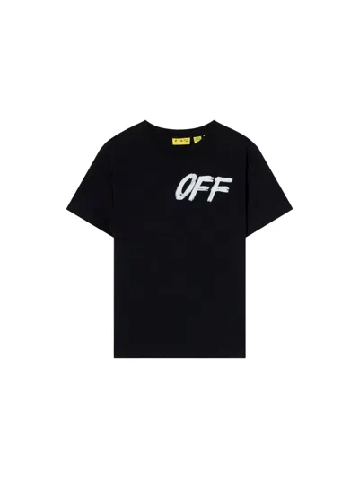 Off-white Shared Logo Tee S/s In Black