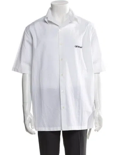 Pre-owned Off-white Short Sleeve Shirt In White
