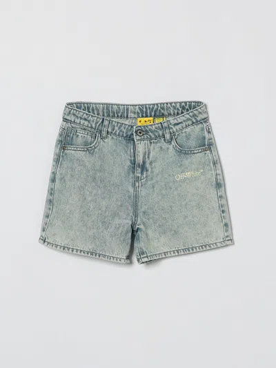 Off-white Shorts  Kids Kids Color Blue