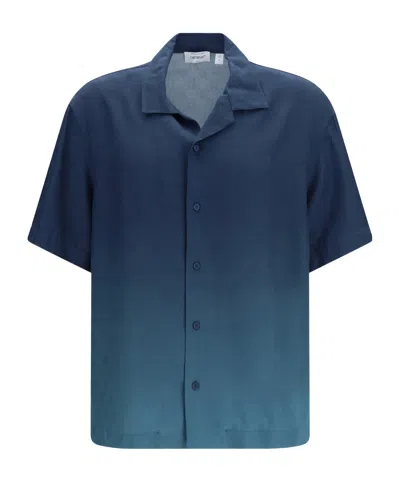 Off-white Short-sleeved Shirt In Blue