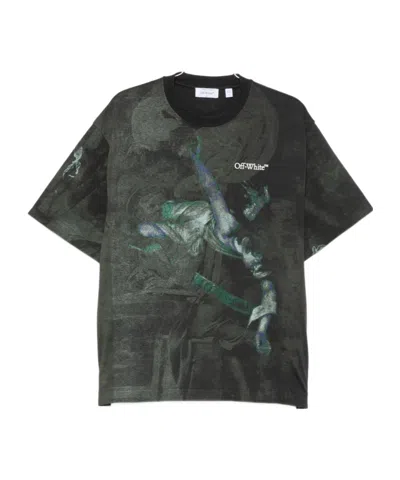 Off-white Short-sleeved T-shirt In Black