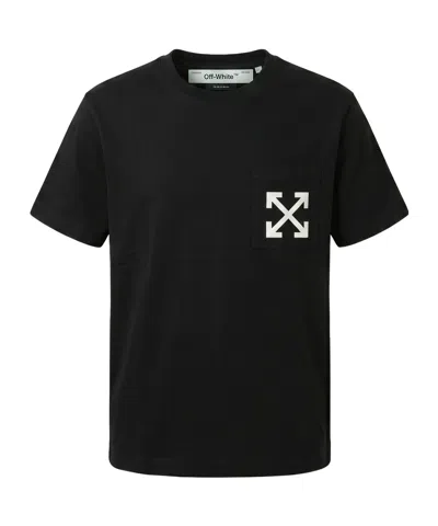 Off-white Short-sleeved T-shirt In Black