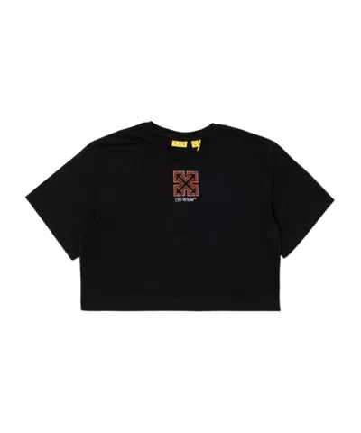 Off-white Short-sleeved T-shirt In Black