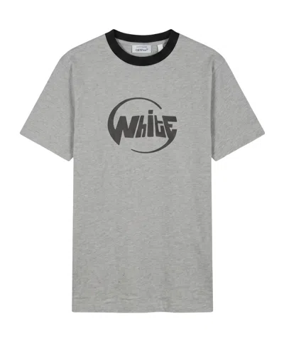Off-white Short-sleeved T-shirt In Gray