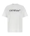 Off-white Relaxed Fit Cotton Tee With Oversized Logo In Animal Print