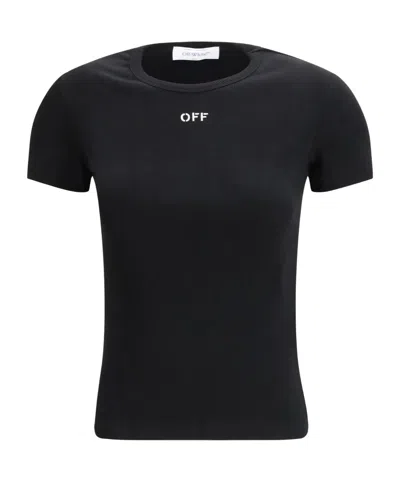 Off-white Short-sleeved T-shirt In No