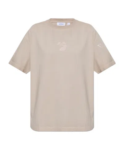 Off-white Short-sleeved T-shirt In Neutral