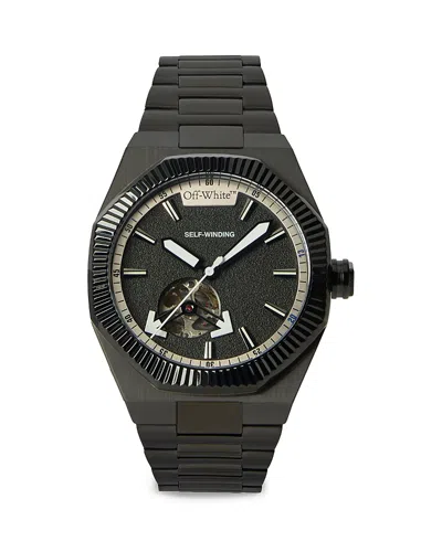 Off-white Side Note Watch, 41mm In Black