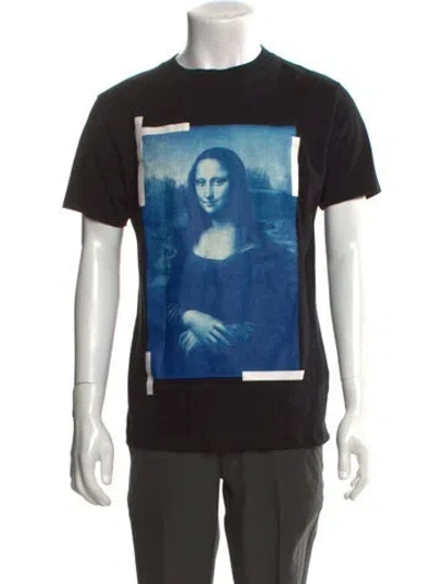 Pre-owned Off-white Signature Logo Graphic Print T-shirt In Black