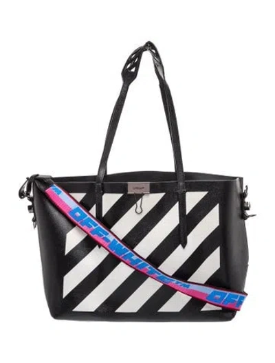Pre-owned Off-white Signature Shoulder Bag In Multi