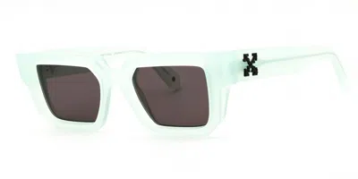 Off-white Silverstone 5307 Men's Sunglasses Green Size 52 In Opaque Sage Green