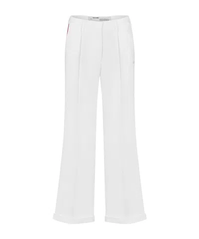Off-white Simple And Casual Pants In White