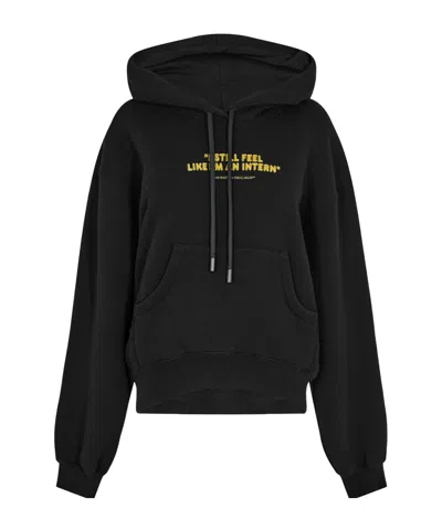 Off-white Simple Hoodie In Red