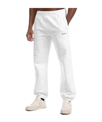 Off-white Single Arrow Pocket Slim Sweatpants In White