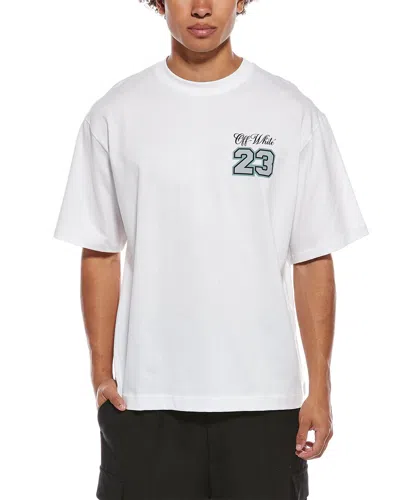 Off-white Skate Fit Varsity T-shirt In White