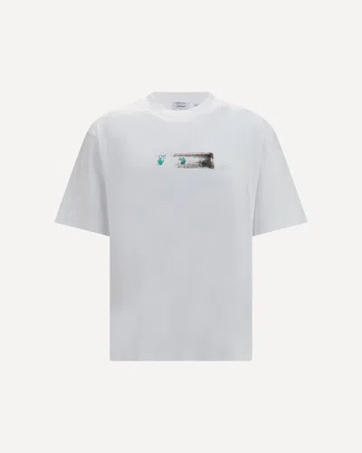 Off-white Skate Narciso T-shirt In White