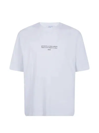 Off-white Skate Statement Short Sleeves Tee In Gray