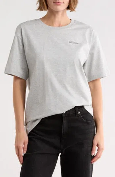 Off-white Skate T-shirt In Gray
