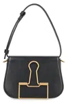Off-white Skeleton Binder Shoulder Bag In Black