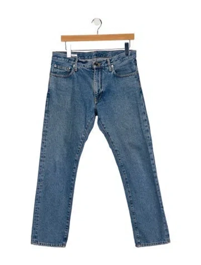 Pre-owned Off-white Skinny Jeans In Blue