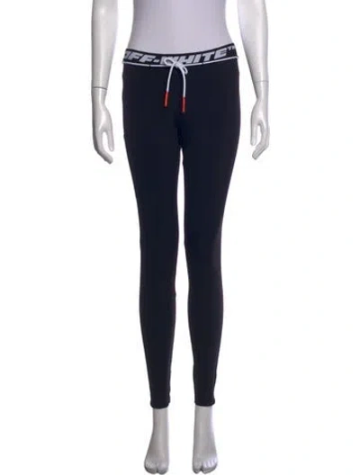 Pre-owned Off-white Skinny Leg Pants In Black