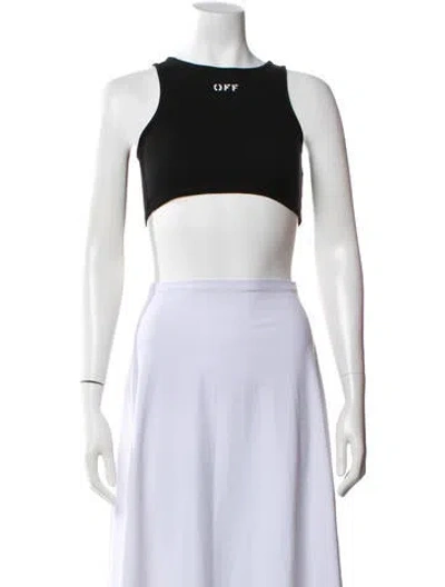 Pre-owned Off-white Babies' Sleeveless Top In Black