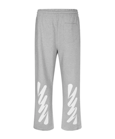 Off-white Slim Fit Jogging Bottoms In Gray