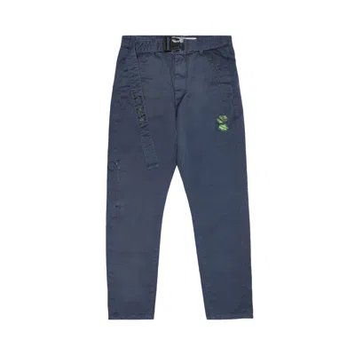 Pre-owned Off-white Slim Low Crotch Chino 'navy' | Blue | Men's Size 31