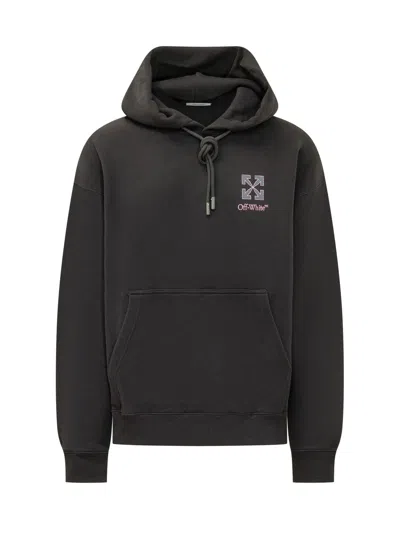 Off-white Small Arrow Hoodie In Black