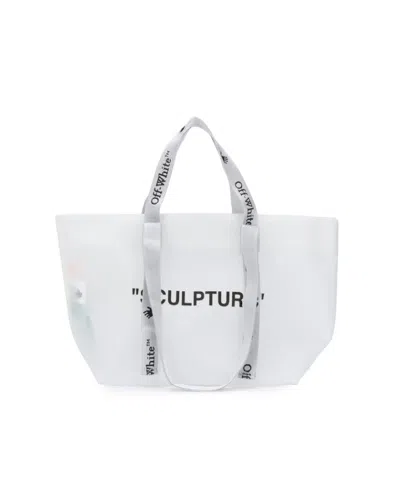 Off-white Small Commercial Tote Bag In White