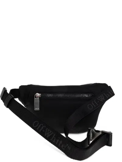 Off-white Small Outdoor Belt Bag In Black