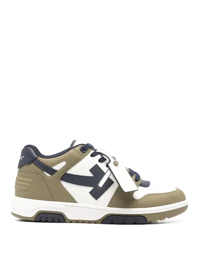 Off-white Sneakers In Green