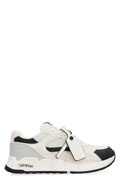 Off-white Sneakers Kick Off In Leather And Mesh