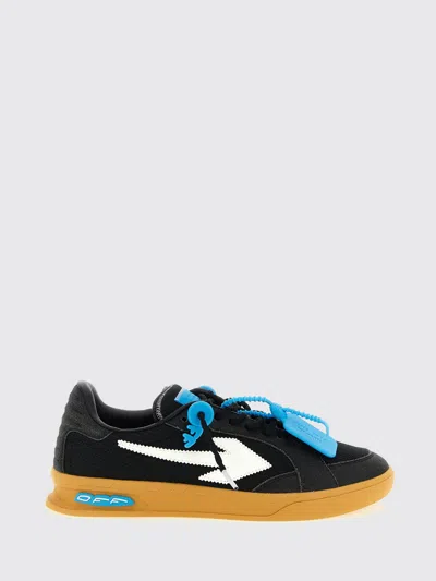OFF-WHITE END OF PLAY MESH AND LEATHER SNEAKERS,I40879002