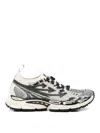 Off-white Brown Solid Sneakers In Multi