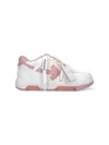 Off-white Off White Woman White Leather Out Of Office Sneakers In White