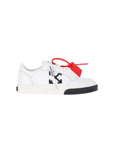 Off-white Low-top Sneakers With Signature Arrow Logo In Multi